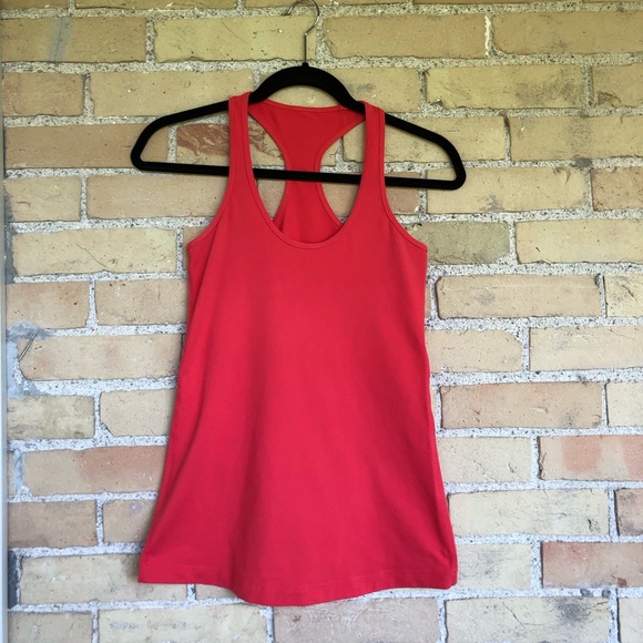 Lululemon Coral Racer Back Tank Top
